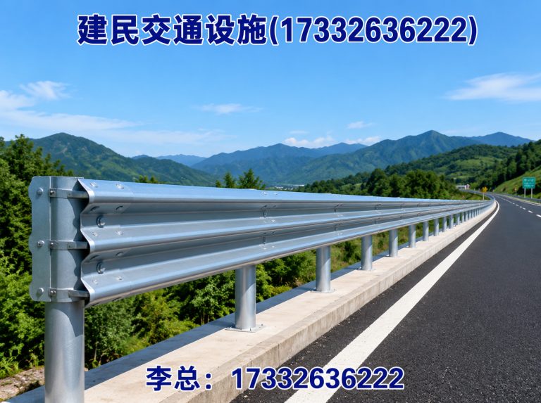 文安县公路护栏展示图